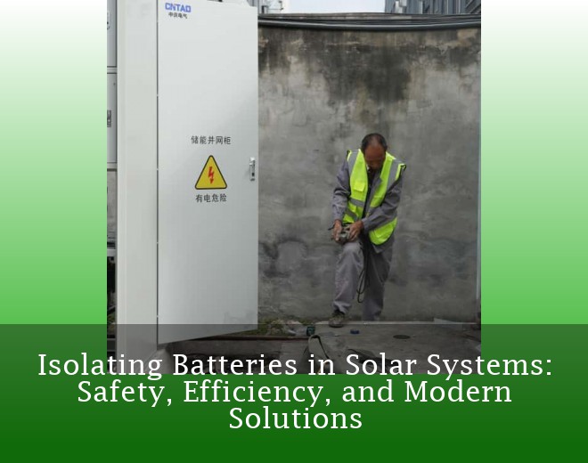 Isolating Batteries in Solar Systems: Safety, Efficiency, and Modern Solutions